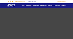 Desktop Screenshot of breeza.com